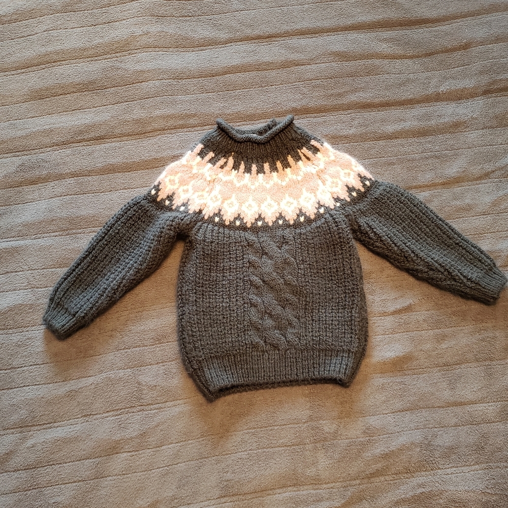 Chunky knit fairisle sweater